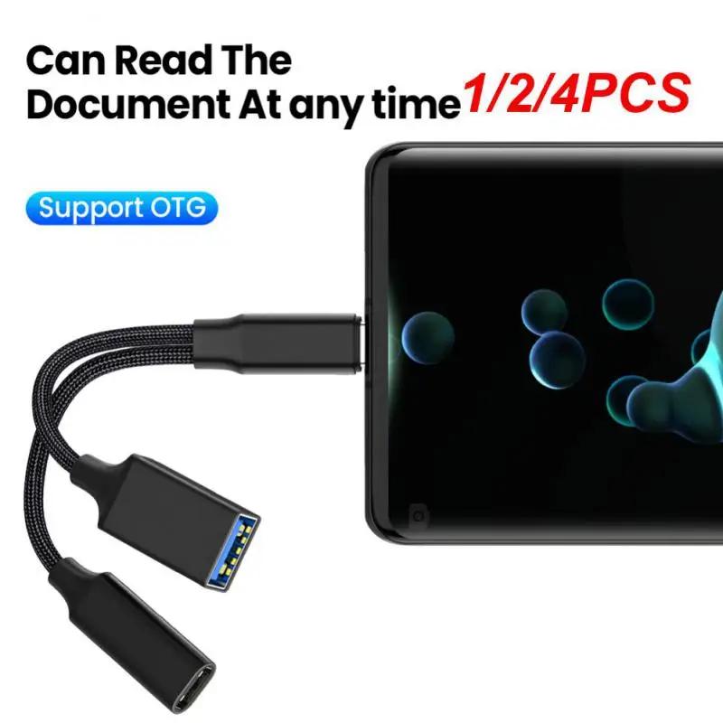 ƮϿ USB C OTG ̺ , C Ÿ-A  ̺, PD  Ʈ , 2  1, 2, 4PCs
